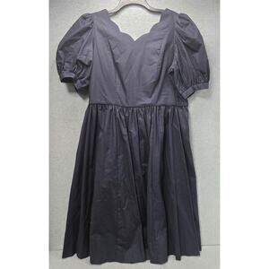 Vintage Laura Ashley Blue Dress Size 14